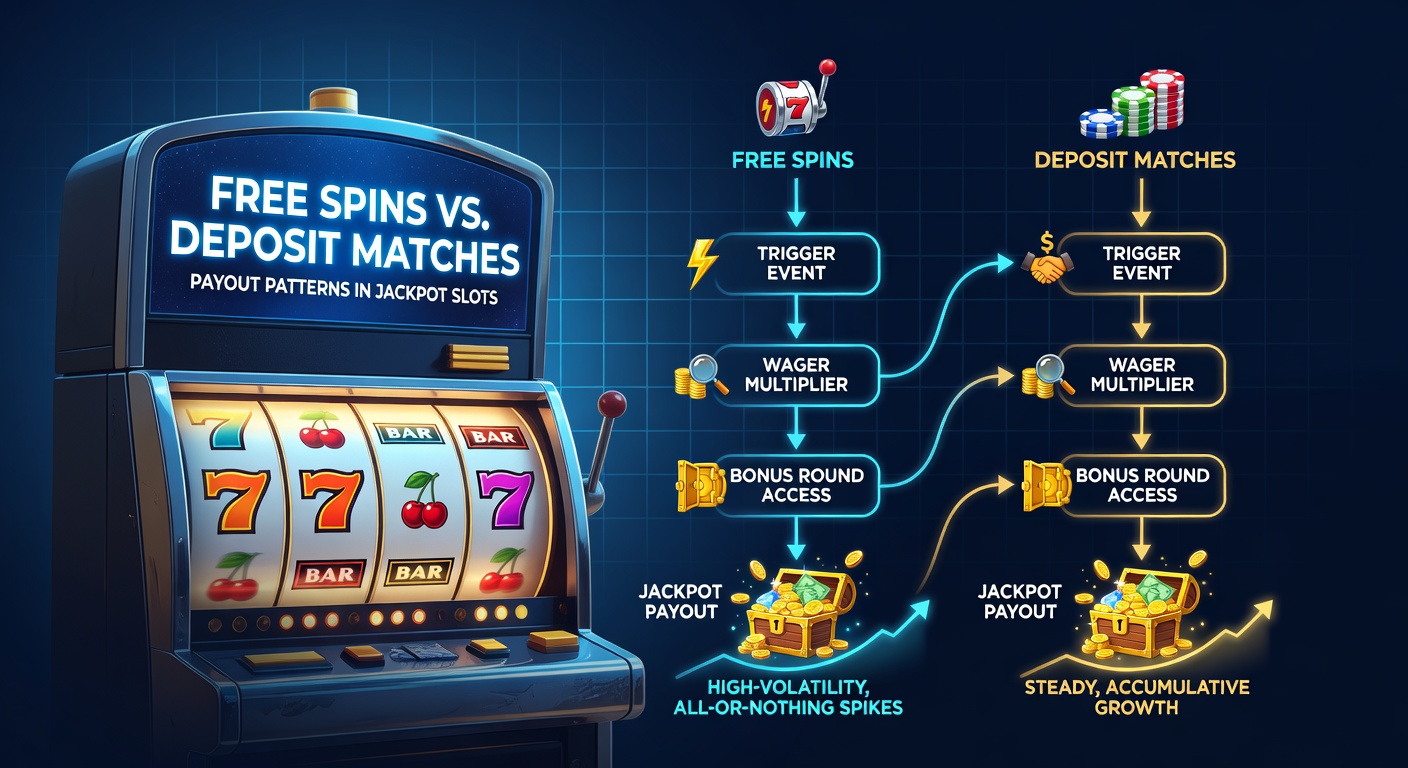 Colorful jackpot slot machine displaying progressive prizes and spinning reels under casino lights
