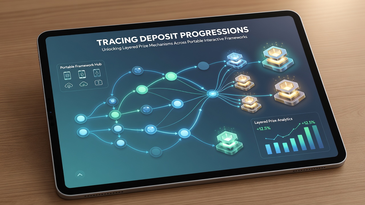 Data visualization of deposit progression chains unlocking layered rewards in mobile gaming ecosystems